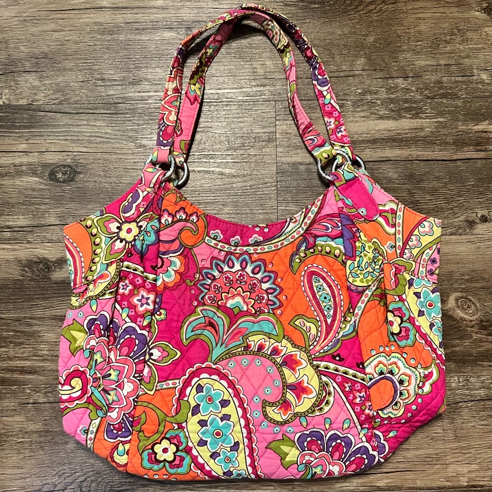 Vintage multicolor paisley Vera Bradley bag
